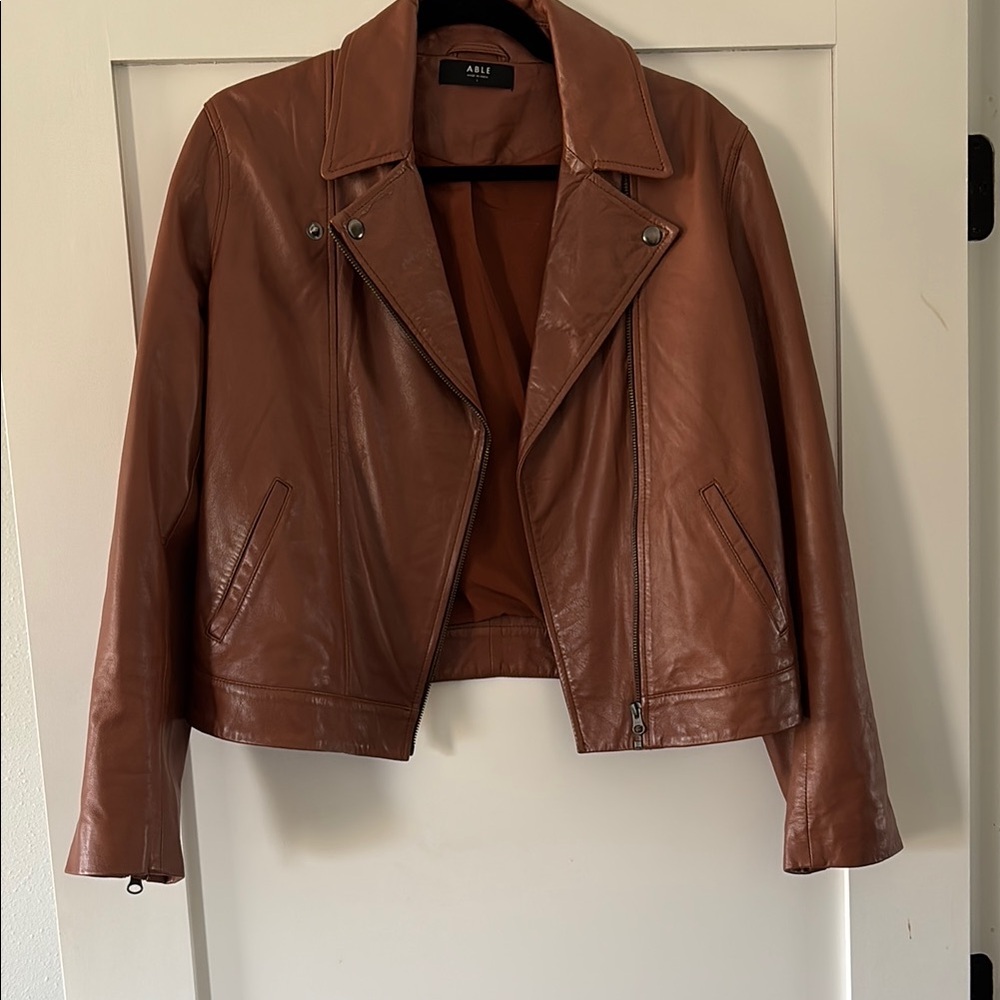 Able Maha Leather Coat